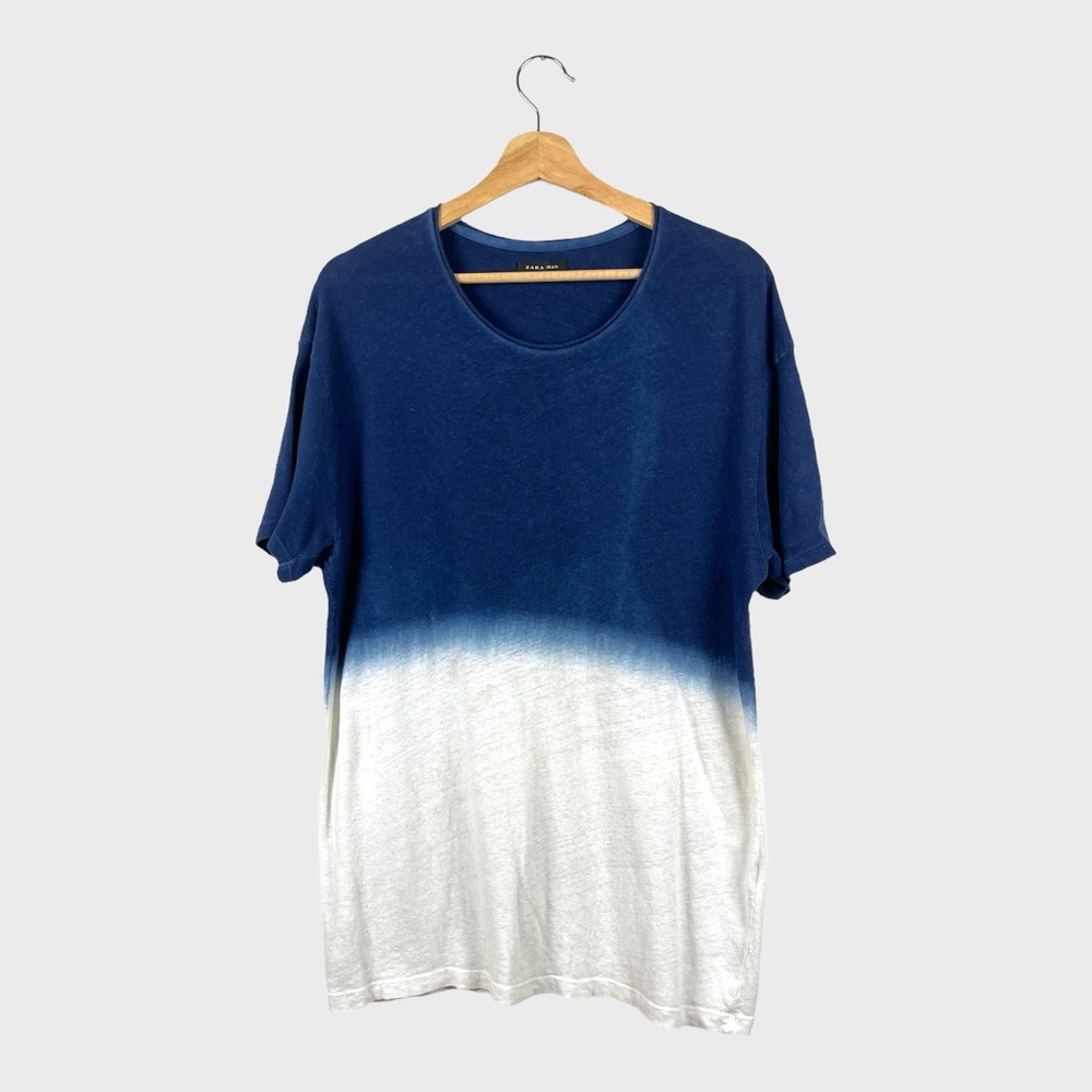 Zara Man Double Color Shaded T-Shirt